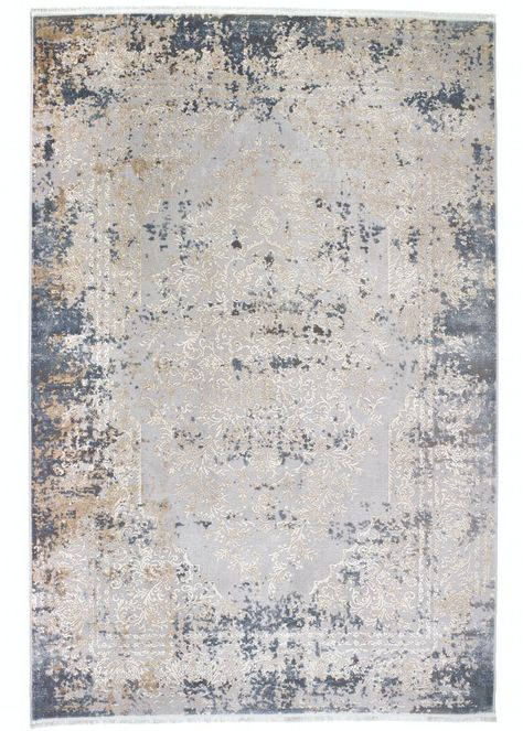 Aura Carved Moroccan Rug (Large) – Grey – Matalan Fringe Rug, Fringe Rugs, Affordable Area Rugs, Vintage Medallion, Cheap Rugs, Vintage Flare, Medallion Rug, Distressed Rug, Area Carpet