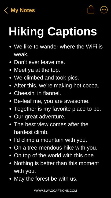 Explore the world one step at a time with our curated collection of Hiking Captions for Instagram to share the Outdoors. From mountain peaks to lush forests, find the perfect words to accompany your scenic snapshots and inspire wanderlust in your followers. Let the adventure begin! #HikingCaptions #ExploreTheOutdoors Outdoorsy Quotes, Inspiring Captions, Adventure Captions, Summer Instagram Captions, Hiking Captions For Instagram, Summer Captions, One Word Instagram Captions, Short Instagram Captions, Good Insta Captions