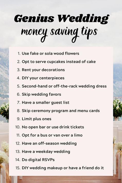 list of genius wedding money saving tips How To Save For Wedding, Saving Money Wedding Tips, Saving For A Wedding, Ways To Save Money On A Wedding, Wedding Money Saving Tips, Wedding Saving Tips, Saving Money On Wedding, Cats Wedding, Wlw Wedding