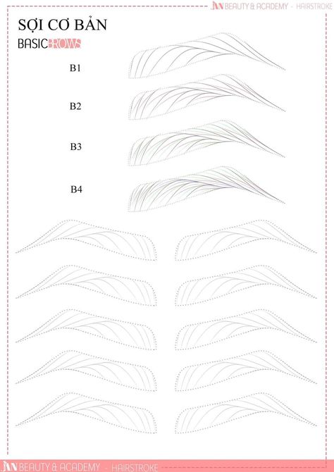 Microblading Patterns Step By Step, Hairstroke Eyebrows, Mircoblading Eyebrows, Ombre Eyebrows, Eyebrow Template, Types Of Eyebrows, Best Eyebrow Makeup, Membentuk Alis, Tattoo Practice Skin