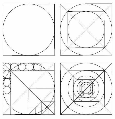 12-38 12-38 - These diagrams illustrate Dutch architect J. L. M. Lauweriks’s compositional theory elaborating grid systems from a square circumscribed around a circle. Peter Behrens Graphic Design, Art Deco Logo, Geometric Design Art, Human Anatomy Art, Typographic Logo, Photography Logo Design, Principles Of Design, Art Deco Posters, Geometry Art