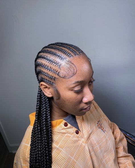 Holiday Hairstyles For Short Hair, Bts Hairstyle, Cornrows Braids For Black Women, Hairstyles For Ladies, Hair Magic, Feed In Braids Hairstyles, Faux Locs Hairstyles, Box Braids Hairstyles For Black Women, Braided Cornrow Hairstyles