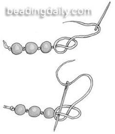 Pinterest Pearl Knotting, Overhand Knot, Jewelry Knots, Beading Techniques, Jewelry Techniques, Jewelry Making Tutorials, Diy Schmuck, Beads And Wire, Bijoux Diy