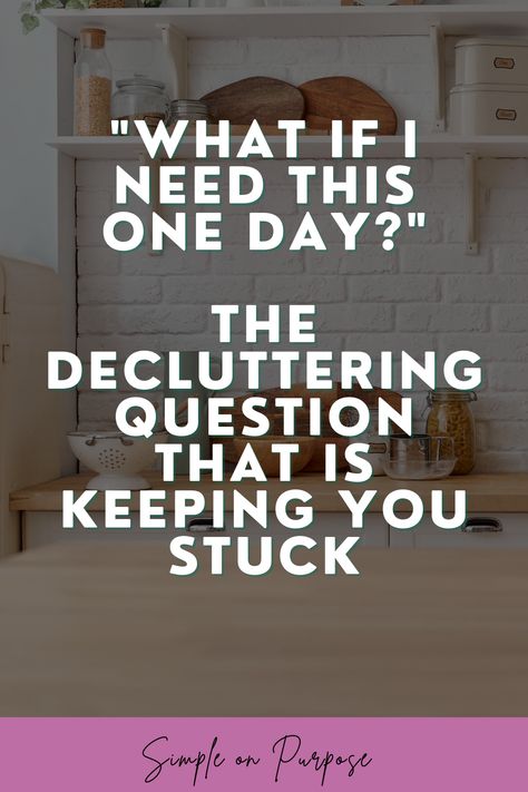 Wants Vs Needs, How To Declutter Your Bedroom, Decluttering Inspiration, Minimal Kitchen, Declutter Your Life, Kitchen Hacks Organization, Making Space, Organize Declutter, Simple Kitchen