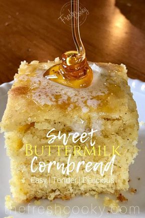 Sweet Buttermilk Cornbread, Old Fashioned Cornbread, Bowl Of Chili, Cornbread Recipe Sweet, Buttermilk Cornbread, Cornbread Easy, Buttermilk Recipes, Sweet Cornbread, Chili Soup