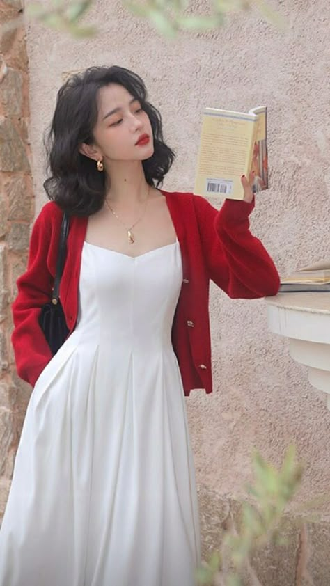 Everyday Fashion Outfits, Korean Fashion Dress, Quick Outfits, Easy Trendy Outfits, Modest Fashion Outfits, 가을 패션, Casual Style Outfits, Looks Vintage, Elegant Outfit