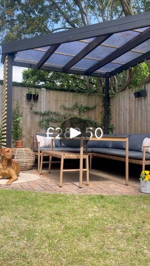 687K views · 15K reactions | ✨Budget Pergola DIY ✨  This was our DIY Pergola for under £300 we built last year. I thought it was worth sharing again as summer approaches & we’ll be using this guide ourselves in our new garden this summer.   Let me know if you are planning on creating something similar in your garden 🪴   #pergola #diypergola #gardenpergola #outdoorliving #gardendiy #gardenmakeover #ourgarden #outdoordining #alfrescodining #gardeninspo #gardendecor #gardendesignideas #interiorblogger #myhomevibe | Sophia Hardy | Frank Ocean · Lost Budget Pergola, Pergola Diy, Garden Lounge, Garden Makeover, New Garden, Diy Pergola, Outdoor Retreat, Frank Ocean, Al Fresco Dining