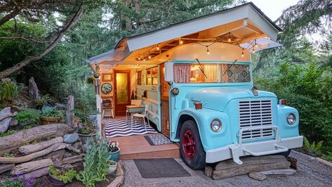 Bus Tiny House, Short School Bus, Fossa Séptica, School Bus Tiny House, School Bus House, Old School Bus, Short Bus, School Bus Conversion, Retro School