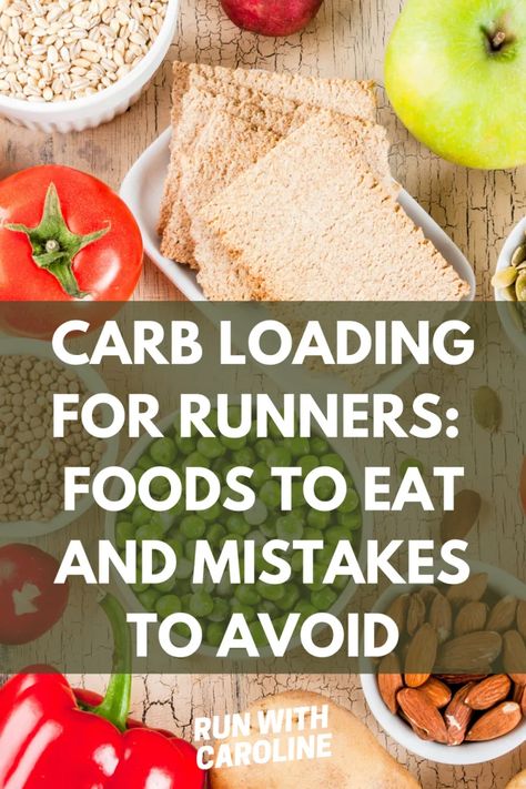 Marathon Carb Loading, What To Eat During A Marathon, Meal Prep For Runners Marathon Training, Healthy Carbs For Runners, Healthy Carb Loading Meals, Carb Dinners For Runners, Carb Meals For Runners, Easy Meals For Runners, High Carb Meals For Runners