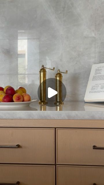 Marie Flanigan Interiors on Instagram: "If marble feels too daunting, consider a resilient option like quartzite. This Brazilian white quartzite appears nearly glowing and transparent when polished to perfection. We love how it balances the warm wood in this kitchen.  Comment STONE below to receive details on this quartzite sent to your inbox.  #Interiordesign #kitchenideas #quartzite, countertop ideas, kitchen design" Bianco Superiore Quartzite Kitchen, Cristallo Quartzite Kitchen, Leathered Quartzite Countertops, Quartzite Countertops Colors, White Quartzite Kitchen, Fusion Quartzite, Quartzite Kitchen Countertops, White Quartzite Countertops, Marie Flanigan Interiors