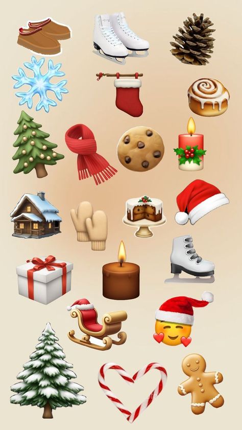 emoji navideño Christmas Emoji Combos, Winter Emojis, Combo Emoji, Cherry Drawing, Apple Emojis, Emoji Christmas, Christmas Wallpaper Iphone Cute, Emoji Stickers Iphone, Ios Emoji