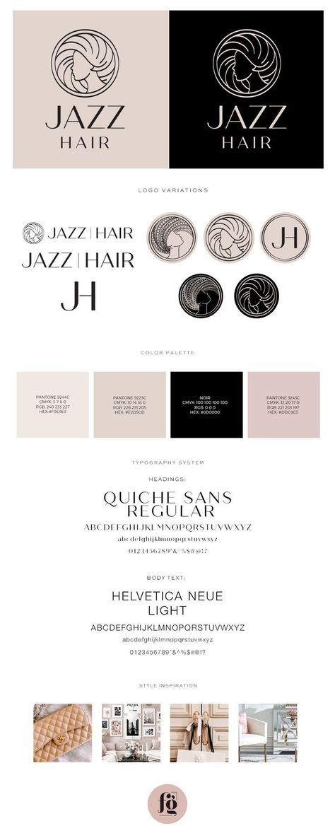 Logo Design for Jazz Hair logosign Hair Logo Design Ideas Branding, Hair Salon Brand Identity, Luxury Hair Extensions Branding, Wig Logo Design Ideas, Glam Logo Design, Hair Salon Logo Ideas, Hair Brand Logo, Hair Salon Logo Design, Lash Aesthetic