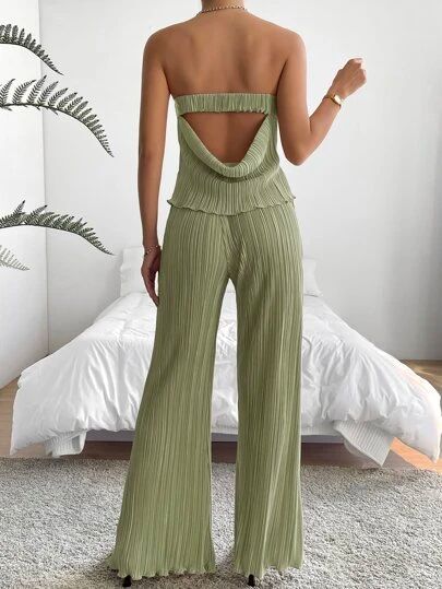 Two pieces jumpsuits | Moda Two pieces jumpsuits | SHEIN USA Tarsha Whitmore, Co Ords Outfits, Inexpensive Clothes, Shorts Outfits Women, Womens Fancy Dress, Two Piece Jumpsuit, Trouser Co Ord, Traje Casual, Woman Suit Fashion