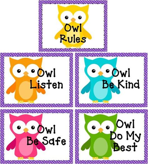 Owl Classroom Rules (current 5th graders would loveee this, as they're all about owls right now). Owl Sayings, Owl Classroom Decor, Owl Theme Classroom, Owl Classroom, Class Theme, Preschool Class, Owl Theme, Classroom Rules, New Classroom