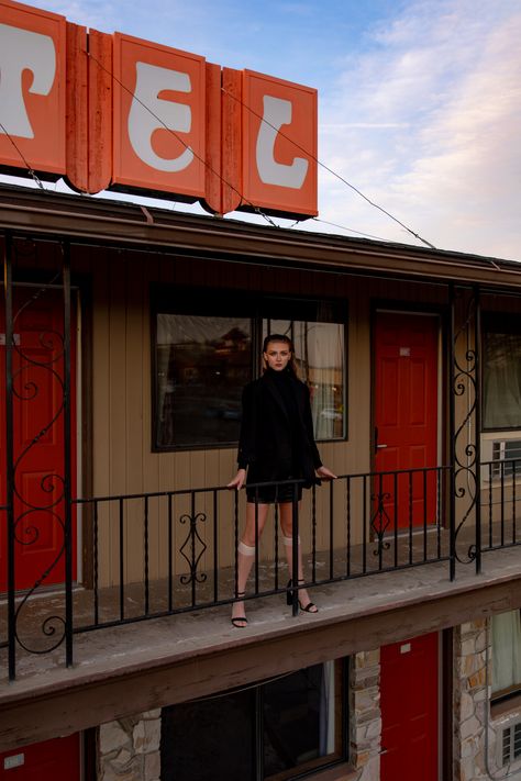 Motel Editorial, Motel Photoshoot, Model Magazine Cover, Wet Hair Look, Abandoned Hotels, Washington Seattle, Inspired Photoshoot, Canon 5d Mark Iv, Motel 6