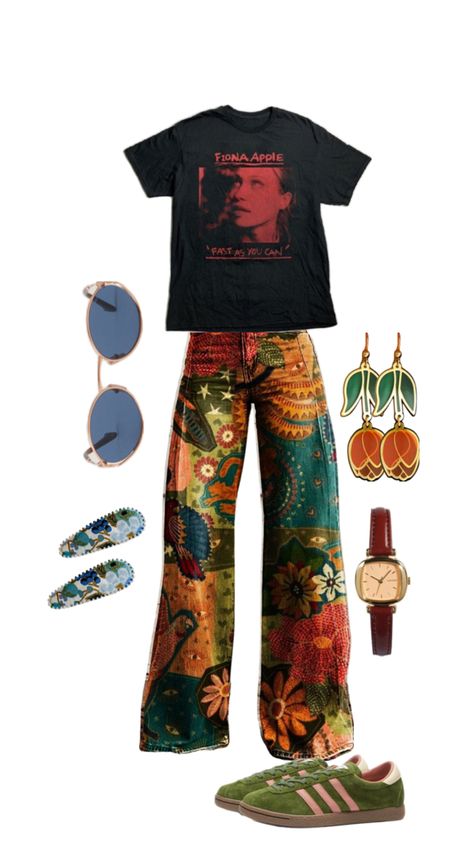 Music Festival Outfits Fall, Fall Music Festival Outfit, Festival Outfits Fall, Boho Collage, Soft Grunge Outfits, Collage Outfits, Fall Music, Downtown Outfits, Music Festival Outfits