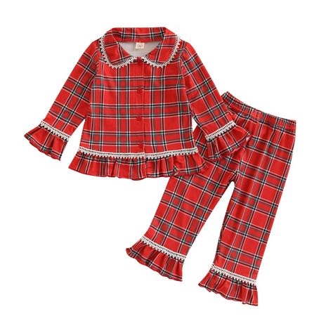 PRICES MAY VARY. 90% Cotton, 10% Polyester Imported Button closure Machine Wash Design: Toddler kids christmas shirt and pants nightwear, red pajamas, christmas pajamas,valentine pajamas, dot print pajamas, solid color pajamas, top and shorts sleepwear, heart print nightwear, plaid heart pattern print or solid color, short/long sleeve ruffle cuff, pair with high waist Shorts/pants. Our cute pajamas set suit for every seasons. Material:Girls Boys Pajamas, baby fall winter sleepwear, baby christma Red Plaid Pajamas, Boys Christmas Pajamas, Winter Sleepwear, Long Pants Outfit, Girl Pajamas, Pajamas Christmas, Red Pajamas