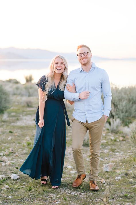 Engagement Shoot Mens Outfit, Men Outfits Engagement Photos, Sage Engagement Pictures, Casual Dress Couple Photoshoot, Walking Together Pose, Engagement Photos Outfits For Men, Men Outfit Engagement Pictures, Mens Outfits For Engagement Pictures, Men’s Engagement Shoot Outfit