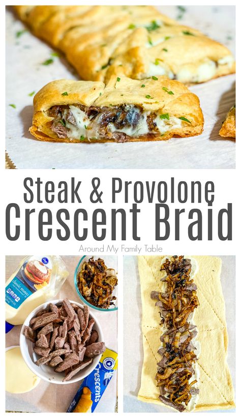 Steak Crescent Roll Recipes, Shaved Steak Appetizers, Uses For Leftover Steak, Leftover Shaved Steak Recipes, Recipes For Leftover Steak Ideas, Dinner With Leftover Steak, Leftover Steak Casserole Recipes, Appetizers With Steak, Leftover Steak Breakfast Ideas