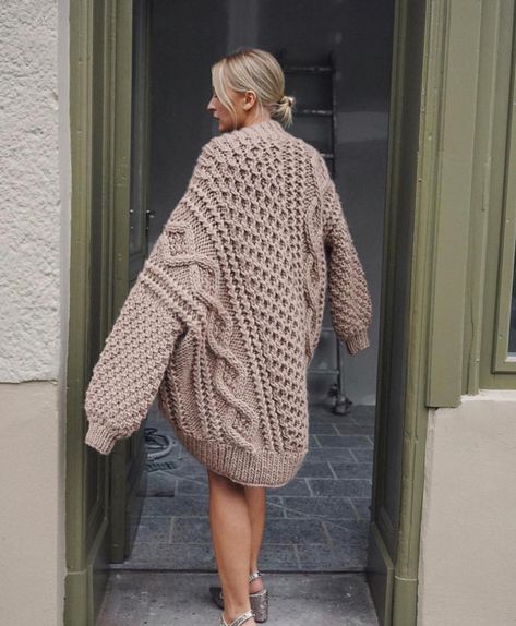 Aran Sweater Cardigan, I Love Mr Mittens, Mr Mittens, Cuddle Duds, Cable Pattern, Oversized Sweater Cardigan, Chunky Knits, Long Sweater Dress, Long Sleeve Knitted Cardigan