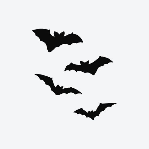 Group Of Bats Tattoo, Bats Tattoo Stencil, Bats Flying Drawing, Vamp Tattoo Ideas, Bats Flying Tattoo, Bat Tattoo Simple, Bat Neck Tattoo, Flying Bat Tattoo, Bat Tattoo Stencil