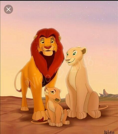 Lion king fan art Simba nala and kiara Simba E Nala, Lion King Photos, Simba Y Nala, Nala Lion King, Lion King Images, Disney Silhouette Art, King Pictures, Baby Simba, Lion King Party