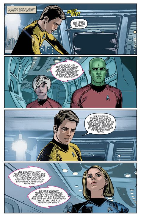 Star Trek IDW's Five-Year Mission #43 Trek Quotes, Star Trek Quotes, Film Star Trek, Star Trek 2009, Comic Panel, Star Trek Beyond, Star Trek Art, English Reading, Comic Panels