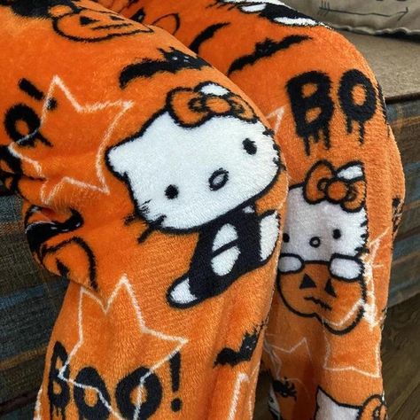 🍁hello kitty halloween pajamas🍁 Brand new never... - Depop Hello Kitty Pajama Pants, Halloween Pajama Pants, Hello Kitty Theme, Halloween Hello Kitty, Ghosts And Pumpkins, Kitty Theme, Hello Kitty Dress, Hello Kitty Themes, Halloween Pajamas