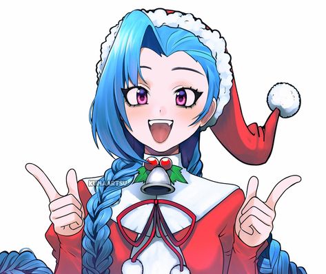 League Of Legends, Anime Character, Tumblr, Christmas, Hair, Anime, Blue