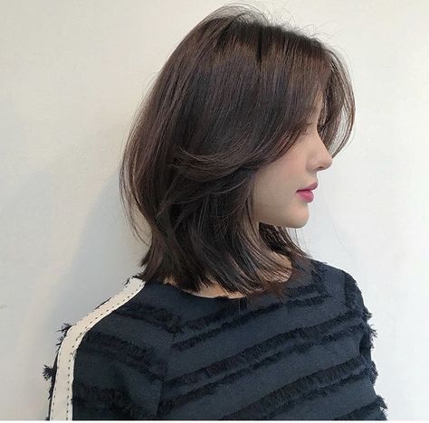 Korean Long Hair, Shortish Hair, Ulzzang Hair, Asian Short Hair, Hair Inspiration Short, Shot Hair Styles, Haircuts For Medium Hair, Haircuts Straight Hair, Hair Stylist Life