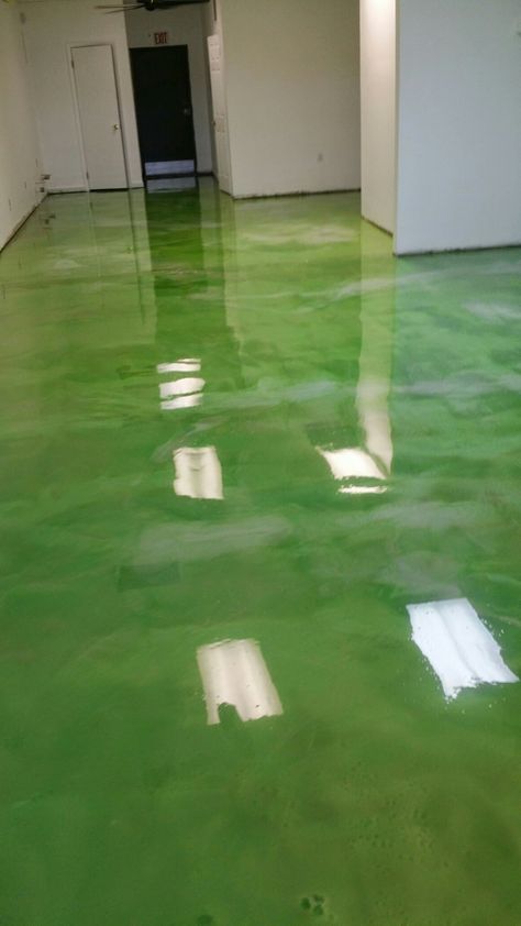 Super Adobe, Garage Floor Epoxy, Painted Floor, Metal Floor, Epoxy Floor, Garage Floor, Painted Floors, Patio Ideas, Floor Installation