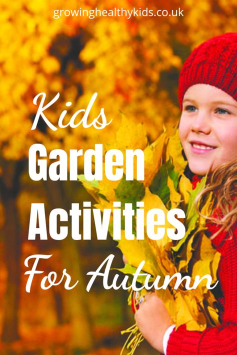 Fantastic Kids Garden Activities For Autumn. Ideas to keep kids busy outdoors Garden Activities For Kids, Diy Halloween Food, Garden Activities, Kids Garden, Autumn Activities For Kids, Autumn Ideas, Fall Garden, School Garden, Outdoor Activities For Kids