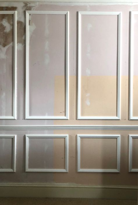 How To DIY This Parisian Style Wall Panelling — MELANIE LISSACK INTERIORS Diy French Wall Panel, Parisian Wall Paneling, French Wall Panelling, French Wall Design, French Wall Molding, French Wall Panels, Diy Wall Paneling Ideas, Wall Panel Diy, Diy Wall Molding