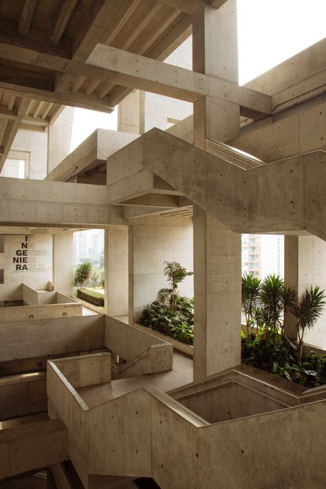 Brutalist Interior, Brutalism Architecture, Brutalist Buildings, Concrete Architecture, Brutalist Design, Modern Architecture Building, Level Design, Brutalist Architecture, Modern Architecture House