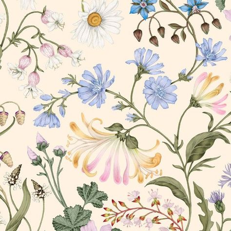 Our collection of floral wallpaper patterns and prints from buds to blooms, branches, blossoms, petals and flowers all blooming in full colour wall decoration.
#FloralFrenzy #PatternPerfection #BloomAndStyle #FlowerPower Illustrated Wallpaper, Design Yard, Chintz Pattern, Lost Garden, Floral Wallpapers, Bright Wallpaper, Garden Wallpaper, Flower Soft, Floral Drawing