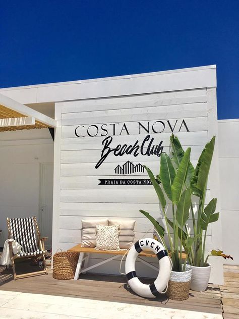 Beach Club Decor, Beach Club Design, Beach Club Aesthetic, Coastal Office, Seaside Cafe, Surf Coffee, Mobile Coffee Shop, Coastal Patio, Beachy Room