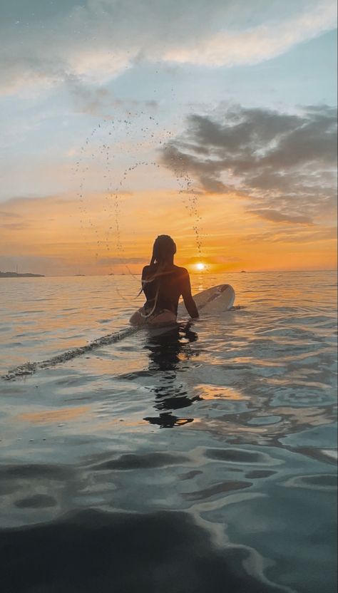 Sunset surf ocean water dusk travel Vision Board Costa Rica, Tamarindo Costa Rica Aesthetic, Costa Rica Photo Ideas, Summer Costa Rica, Camping Astethic, Retreat Branding, Surfing Bali, Costa Rica Tamarindo, Costa Rica Surfing