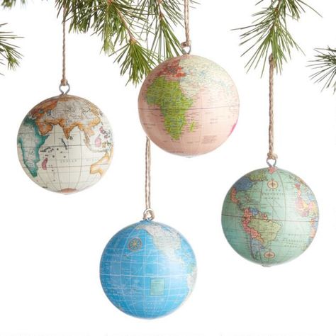 Memories Tree, Disposable Income, Travel Ornament, Party 2023, Food Ornaments, Unique Christmas Ornaments, Globe Ornament, Christmas Memories, Christmas Ornament Sets