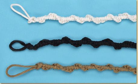 KNOTS: How To Make a Spiral Knot  #summercamp #summercampideas #kidsstuff #summer #crafts #kidscamp #kidsdaycampideas #daycampideas #daycamp #fun Bracelets Knots, Friendship Embroidery, Macrame Instructions, Hemp Crafts, Friendship Bracelet Knots, Spiral Knot, Gs Swaps, Bracelet Embroidery, Necklace Embroidery