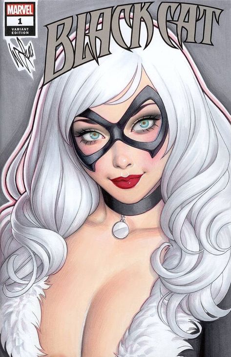 Black Cat by Warren Louw * Marvel Panels, Warren Louw, Hyper Realism, Black Cat Marvel, Comic Book Panels, Fantasy Theme, Comics Girls, Fantasy Images, Marvel Women