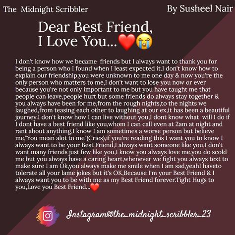 Happy Birthday Paragraph, Birthday Paragraph, Words For Best Friend, Message For Best Friend, Love You Bestie, Quotes Smile, Happy Birthday Best Friend Quotes, Quotes Meaningful, Happy Birthday Best Friend