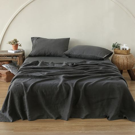 Best Linen Sheets, Linen Sheet Sets, Farmhouse Bedding, Sheet Sets Full, Soft Bedding, Linen Sheets, King Sheet Sets, Linen Duvet Covers, Linen Duvet