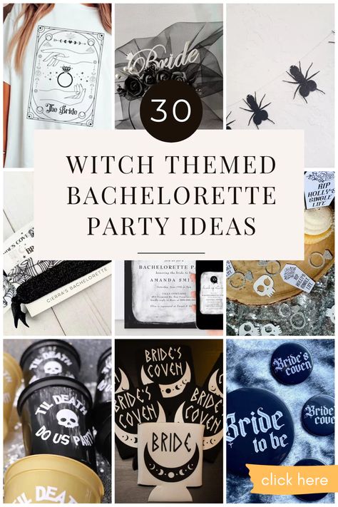 Goth Bachelorette Outfit, Nerd Bachelorette Party, Magical Bachelorette Party, Tarot Themed Bachelorette, Witch Coven Bachelorette Party, Bride Witch Bachelorette, Bachelorette Party Spooky, Pagan Bachelorette Party, Fantasy Themed Bachelorette Party