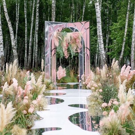 [New] The 10 Best Home Decor (with Pictures) -  Woodland fairytale    #Beautiful #Wedding #Decor #Love #WeddingPhotography #Forest #Style #OutdoorWedding #Design #Bride #Groom #WeddingInspiration #Best #Luxury #WeddingParty #iDo #Dream #WeddingAisle #WeddingPlanner #Ceremony #InstaGood #Fashion #WeddingVenue #Pink #EventDesign #Flowers #Romantic #SheSaidYes #UE4U #UnforgettableEvents Grass Wedding, Wedding Altars, Flower Installation, Wedding Event Design, Ceremony Arch, Wedding Aisle, Wedding Stage, Arte Floral, Wedding Deco