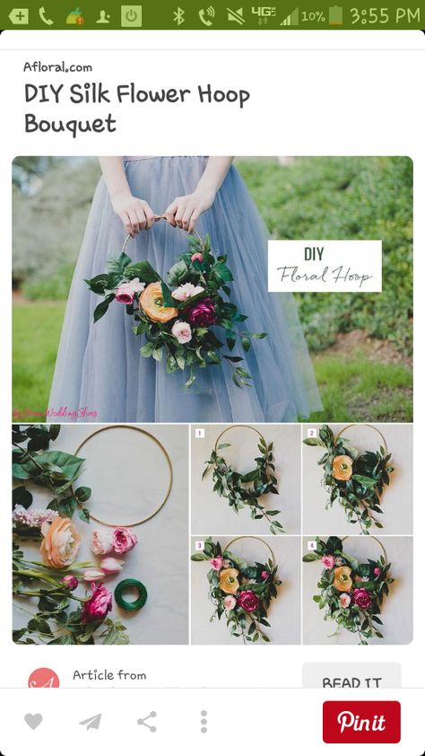 Hoop Bouquets Bridesmaids, Flower Rings For Bridesmaids, Bridesmaid Flower Ring, Bridesmaid Bouquet Ring, Ring Bouquet Bridesmaid Diy, Ring Bouquet Bridesmaid, Hanging Bouquet Wedding, Ring Bouquet, Hoop Bouquet