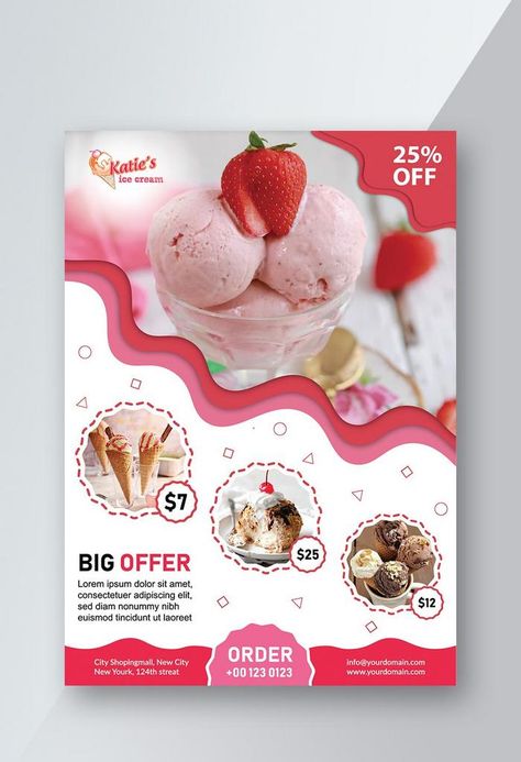 Creative Flyer Design Template#pikbest#Templates#Flyer#Promotion Food Brochure Design Ideas, Cake Flyer Design Templates, Pikbest Graphic Design Templates, Cute Flyer Design, Food Flyer Design Creative, Flyer Ideas Creative, Flyer Food Design, Creative Flyer Design Ideas Graphics, Flyers Design Ideas