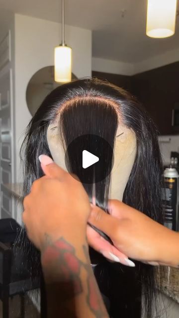 Raw Hair 🌸Vietnamese🌸Filipino 🌸 Indian®️ on Instagram: "How to cut bangs 💇🏽‍♀️ I see so many stylists cut their bangs terribly 😫😫 Here is the tutorial. Watch learn and practice   #explore #hairgoals #hairinspo #tutorial #frontal #gluelesswig #haircolor #lacefrontal #frontalwig #lace #hairstyles #models #curls #creative #sewin #rawhair" How To Curl Side Bangs With Flat Iron, Frontal Bangs Hairstyle, How To Give Yourself Bangs, How To Cut Long Bangs At Home, Bang Tutorial Cut, Sew In With Bangs Black Women, How To Cut My Own Bangs, How To Cut Bangs Tutorial, Fake Bangs Tutorial