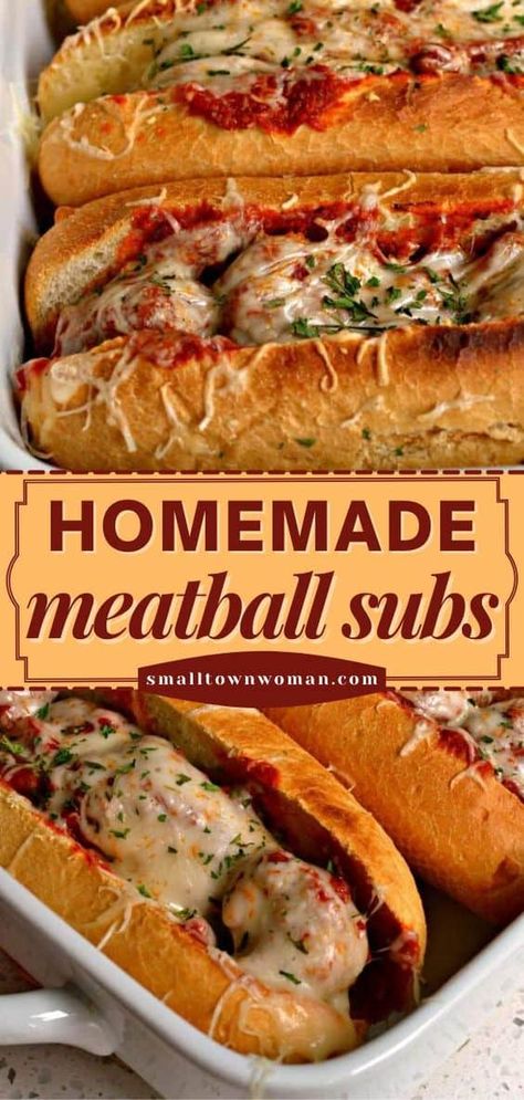 Fresh Meatballs, Easy Italian Meatballs, Meatball Sub Recipe, Meatball Sub, Fast Dinner Recipes, Italian Spices, Meatball Subs, Homemade Meatballs, Fast Dinners