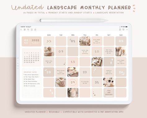 Undated Monthly Digital Planner/ Digital Life Planner/ 12 Month Weekly Digital Planner/ Digital Undated Planner/ Digital Planner Templates courseplanner #dayplanner #plannerbinder #darkmodeplanner📄 Digital Monthly Planner, Digital Life Planner, Planner Writing, Undated Digital Planner, Ultimate Planner, Planner Pdf, Planner Templates, Digital Notebooks, Planner Bundle