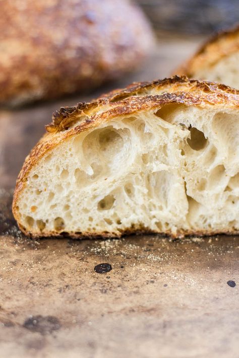 Sourdough Bread: A Beginner's Guide from The Clever Carrot Quick Sourdough Baguette, French Sourdough Bread, Sourdough Baguette Recipe, Sourdough Baguettes, Homemade Ciabatta Bread, Clever Carrot, Ciabatta Bread Recipe, Italian Bread Recipes, Baguette Recipe